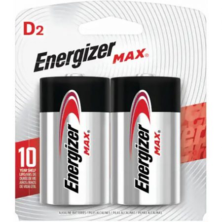 Energizer Max D 2pk