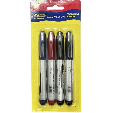 Bold Point Marker Pen 4pk