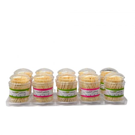 Bamboo Toothpick Jar