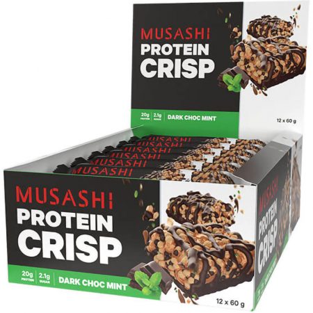 Musashi Shred & Burn Protein Choc Mint 60g