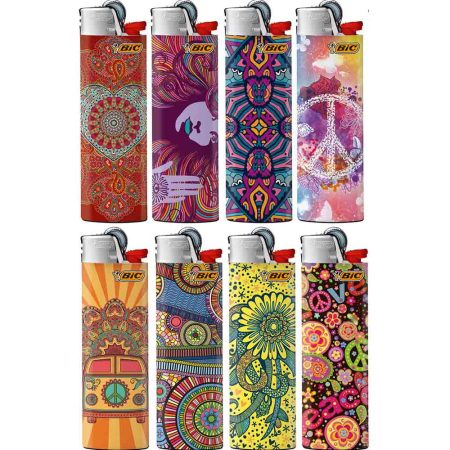 Bic Lighters Maxi Hippie