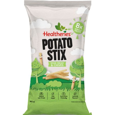 Healtheries Potato Stix Sour Cream & Chives 20g Healtheries Potato Stix Sour Cream & Chives 20g