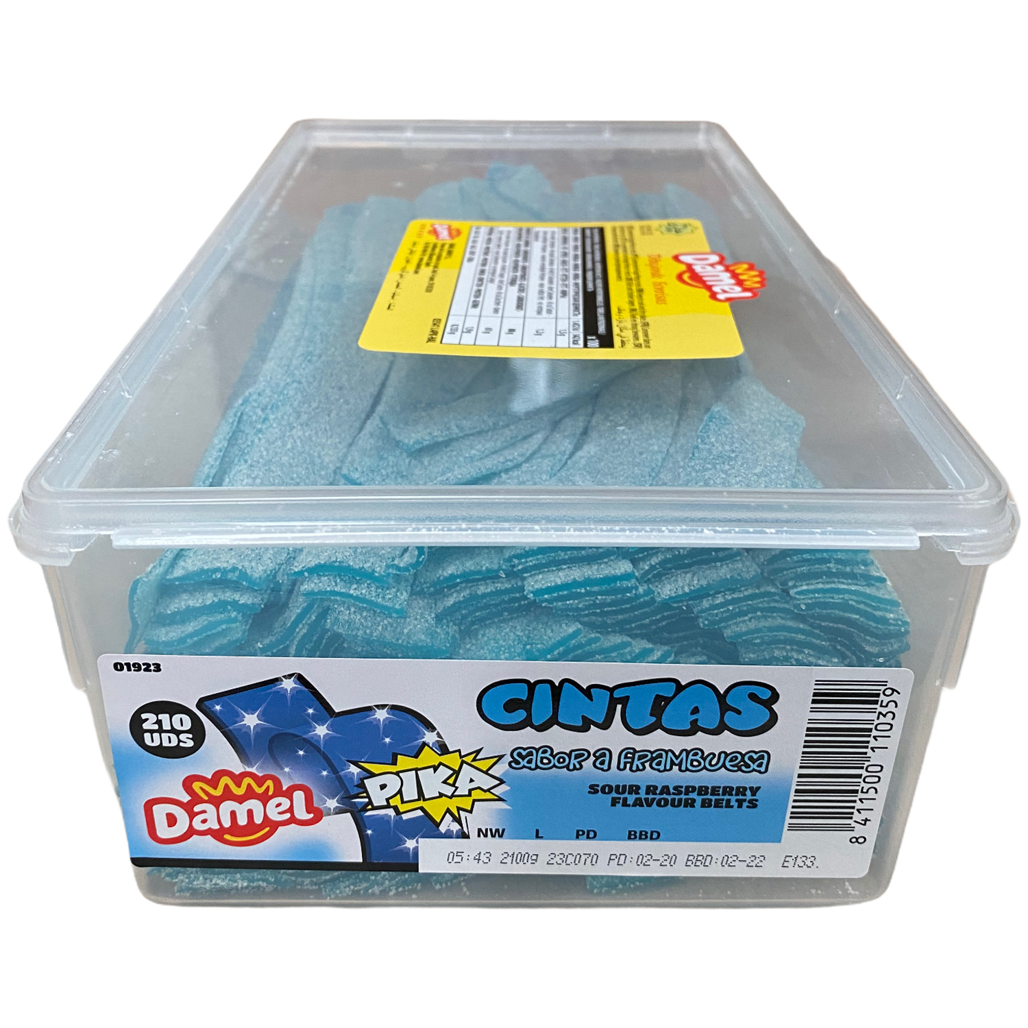 Damel Sour Raspberry Belts Damel Sour Raspberry Belts