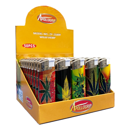 Electric Lighter Hemp Design Electric Lighter Hemp Design