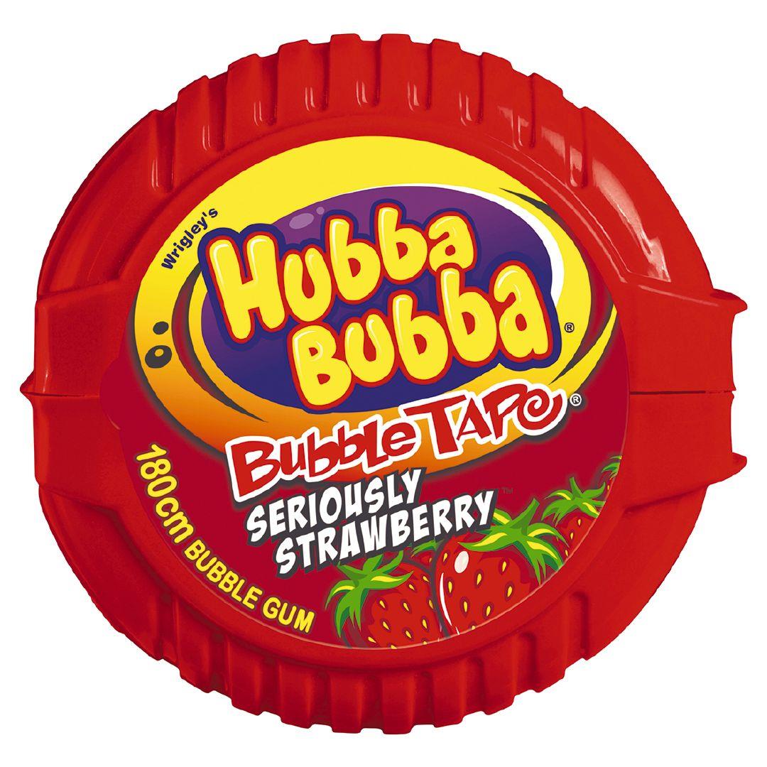 Hubba Bubba Tape Strawberry 56g Hubba Bubba Tape Strawberry 56g