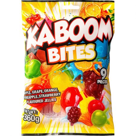 Kaboom Bites Fruit Jellies 360g