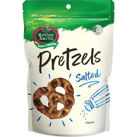 Mother Earth Salted Pretzels 150g