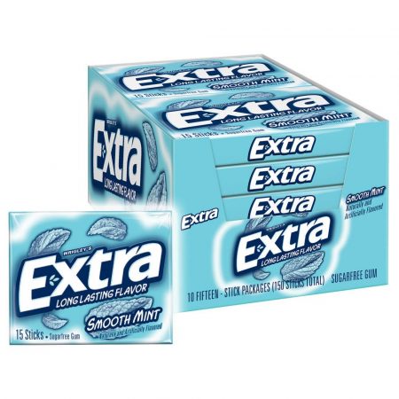Wrigley's Extra Smooth Mint Gum 15's