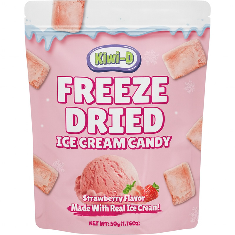 Freeze Dried Bag Ice Cream Strawberry 50g Freeze Dried Bag Ice Cream Strawberry 50g