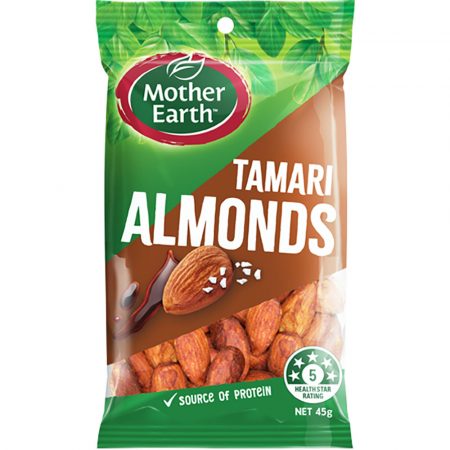 Mother Earth Almonds Tamari 45g