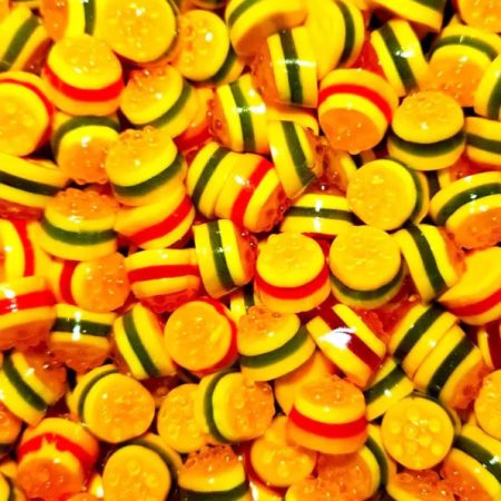 Kiwi Delights Gummy Burger 2kg