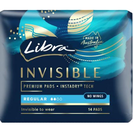 Libra No Wings Invisible Regular 14s