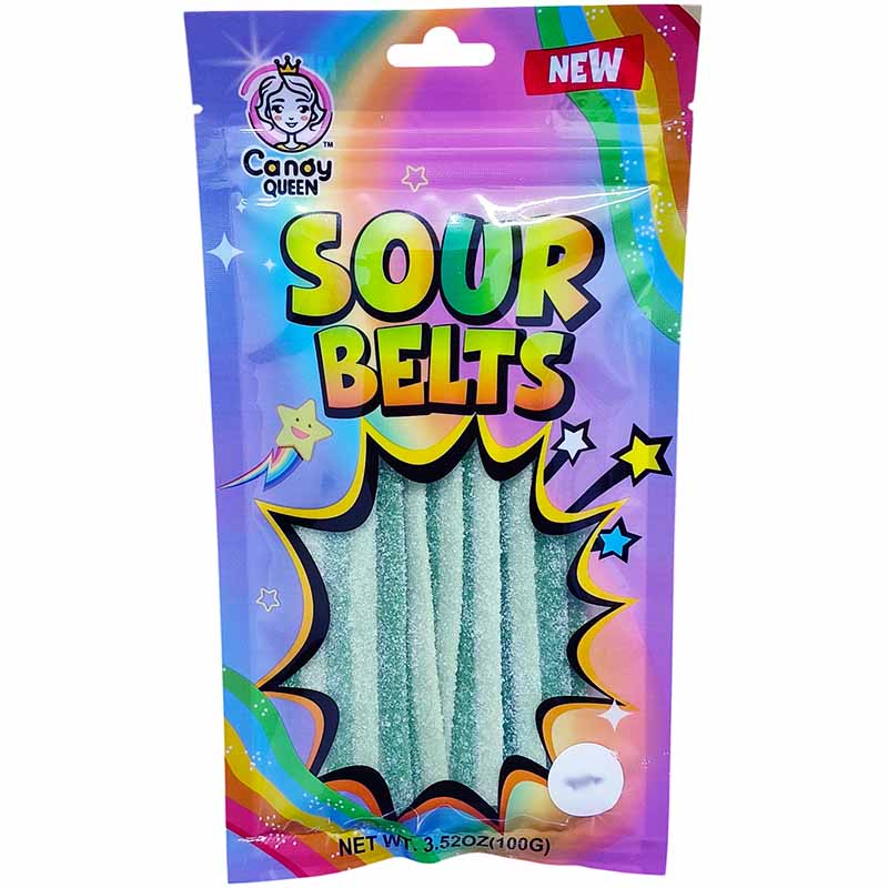Sourbelt Raspberry Sour Belt Blue Raspberry 100gm