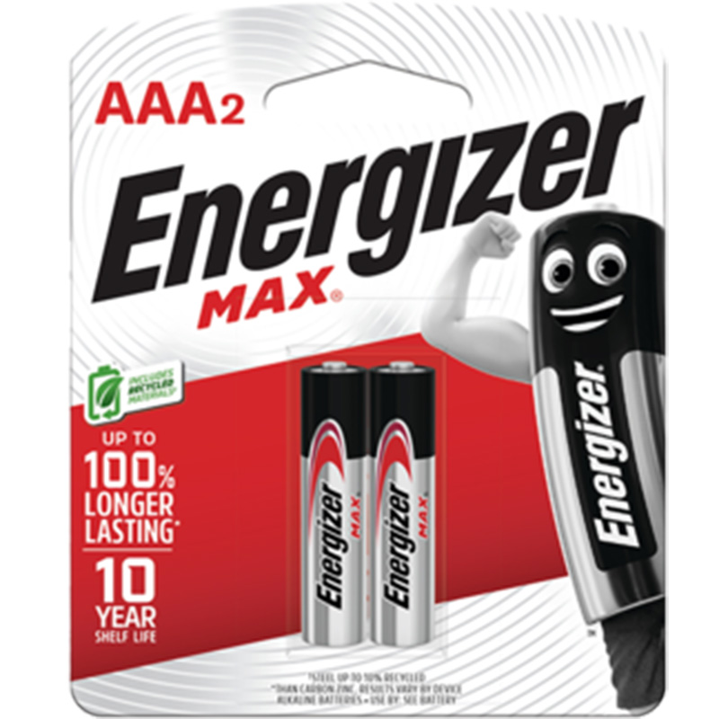 Energizer Max AAA 2pc Pack Energizer Max AAA 2pc Pack