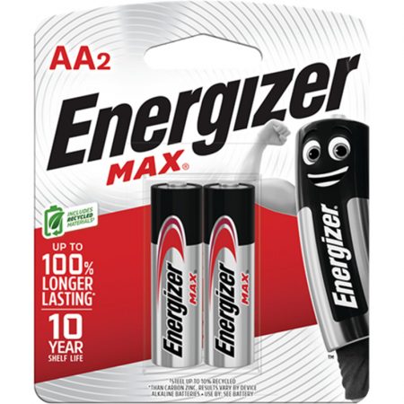 Energizer Max AA 2pc Pack