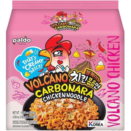 Paldo Volcano Carbonara Noodles 520g