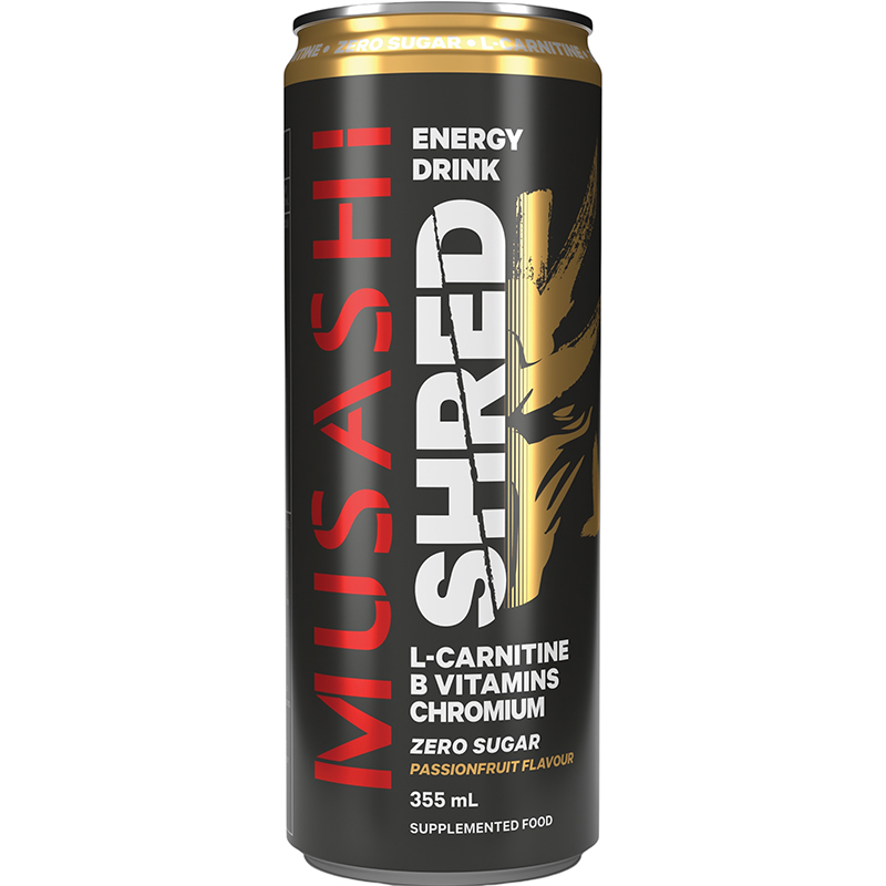 Musashi Shred Energy Passionfruit 355ml Musashi Shred Energy Passionfruit 355ml