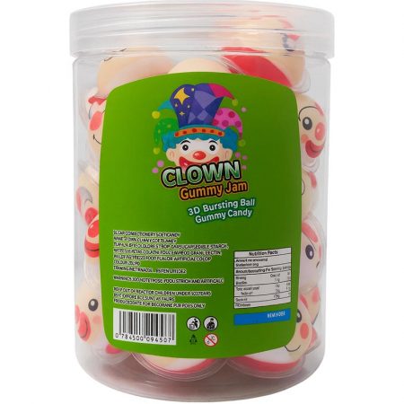 3D Ball Gummy Clown 30's 10g