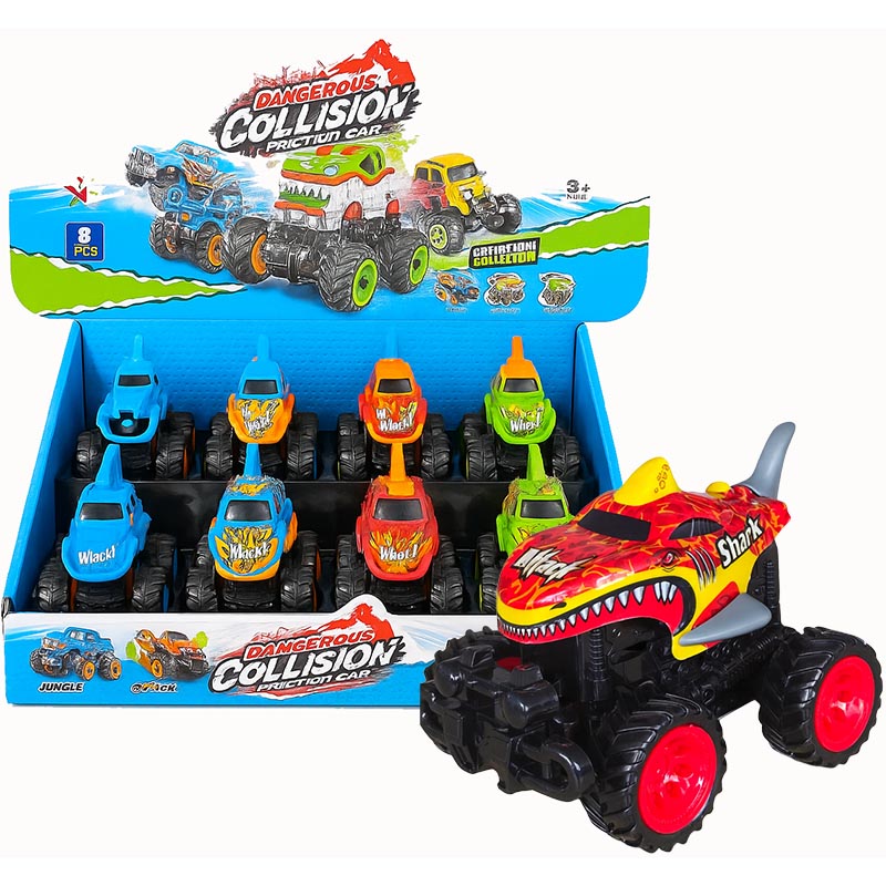 Bounce Collision Car – Shark-Inspired Thrills on Wheels!