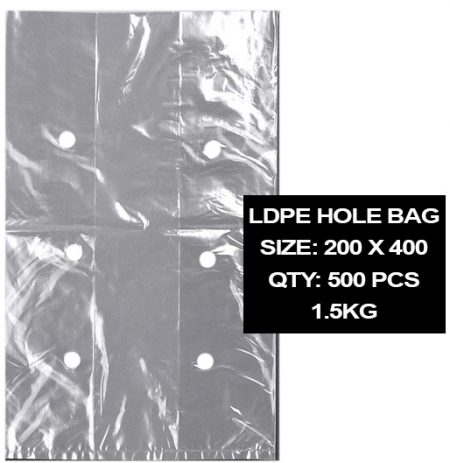 Bags with Holes 200x400mm (1.5kg)