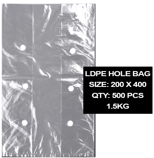 Bags with Holes 200x400mm (1.5kg) Bags with Holes 200x400mm (1.5kg)