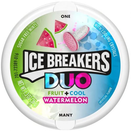 Ice Breakers Duo Watermelon Tin 1.3OZ