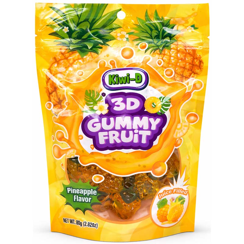 KD 3D Liquid Gummies Pineapple 80g KD 3D Liquid Gummies Pineapple 80g